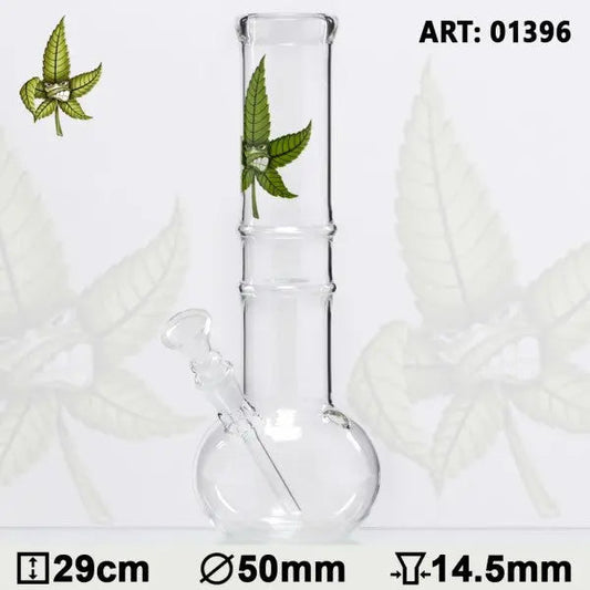 CannaHeroes | 11" Glass Water Pipe