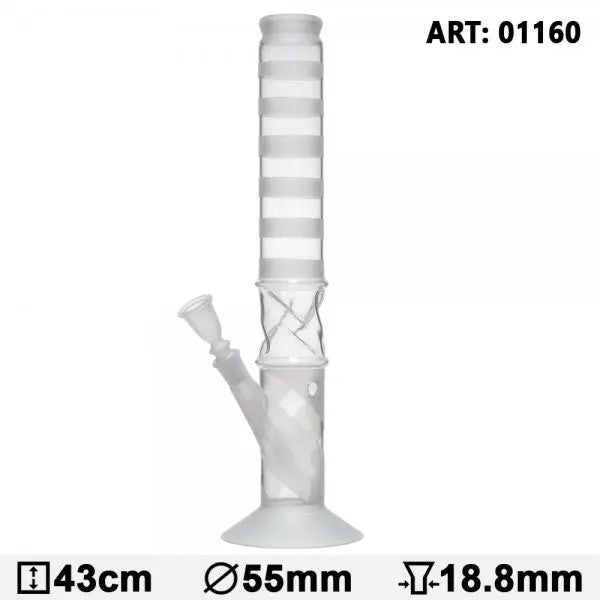 Trippy Sand Glass Bong Water Pipe 17"