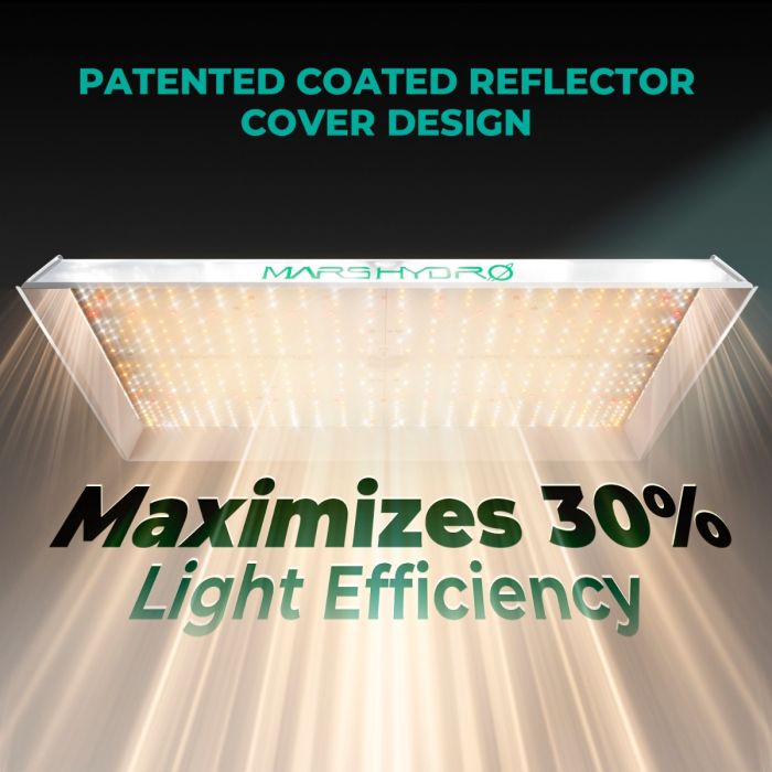 Mars Hydro TSW 2000 Full Spectrum 300W Dimming LED Grow Light for 4x4 Tent High-Density Planting