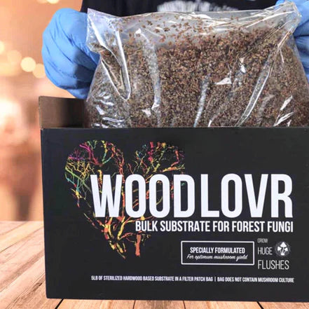 ‘Wood Lovr’ Organic Hardwood Sterile Substrate (16 Bags )